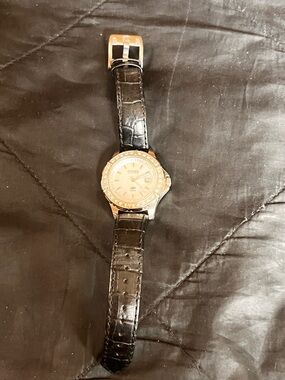 Fossil Stainless Steel Leather WristWatch New